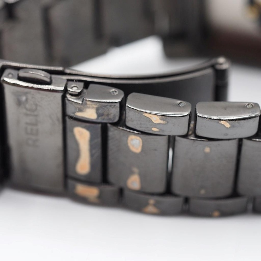 Relic Quartz Analog Mens Watch New Battery - Picture 3 of 4